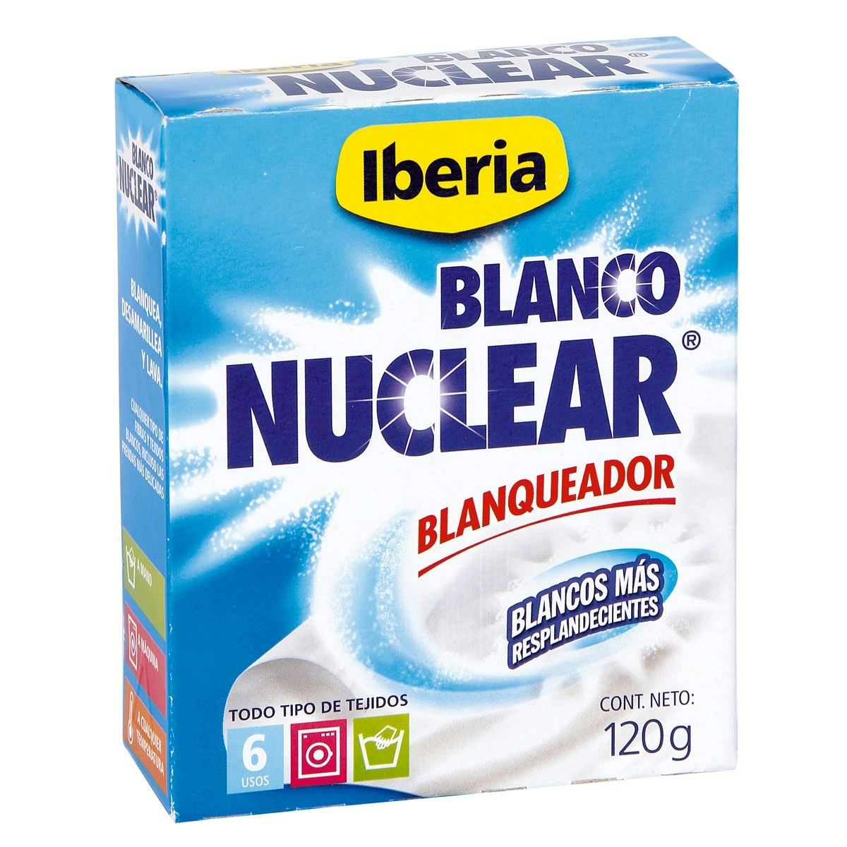 Blanco nuclear IBERIA blanqueador todo tipo de tejidos 120 gr