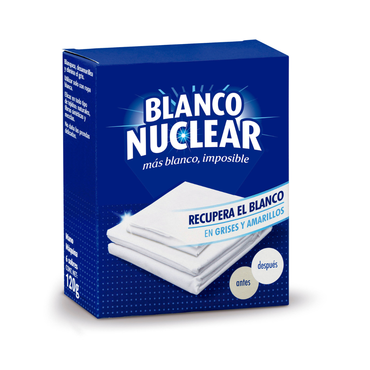Blanco nuclear IBERIA blanqueador todo tipo de tejidos 120 gr