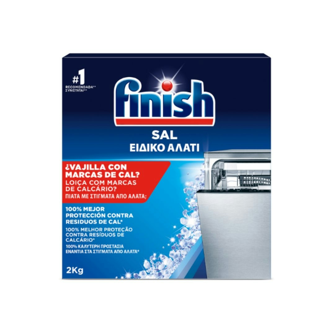 Sal lavavajillas FINISH caja 2 Kg