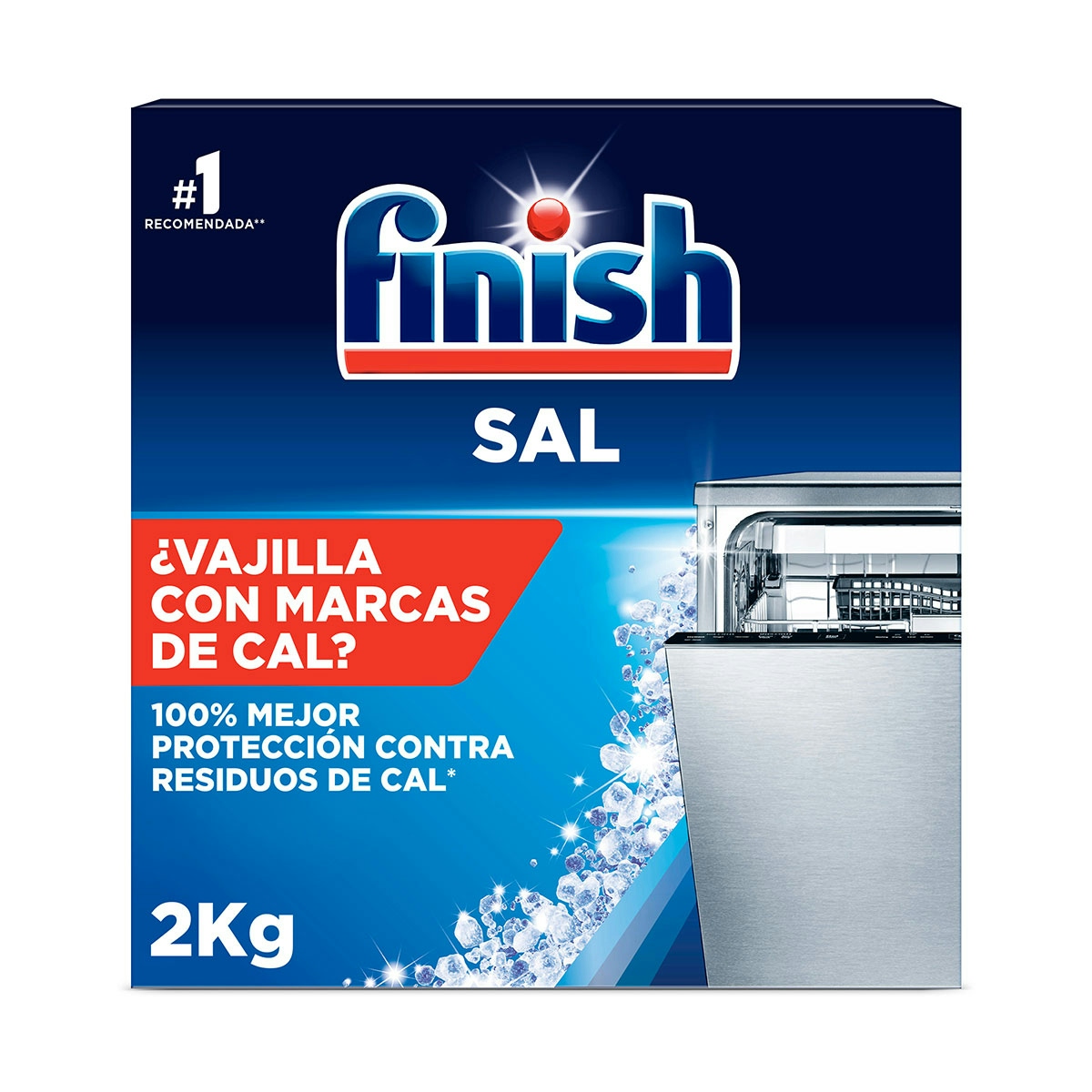 Sal lavavajillas FINISH caja 2 Kg