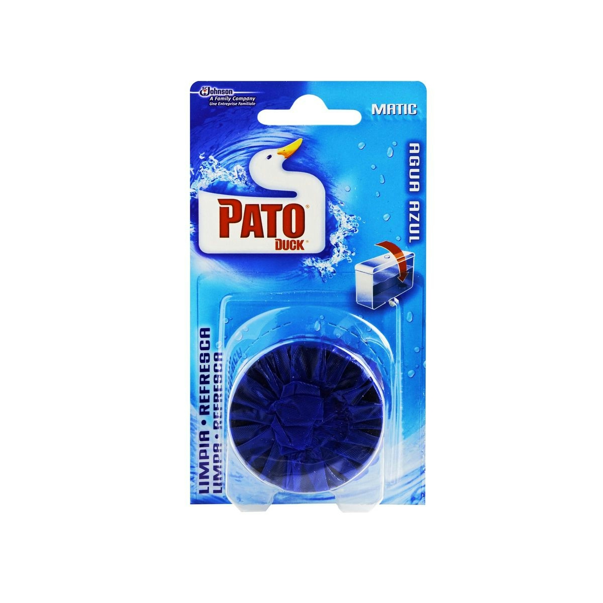 Limpiador WC Azul limpia y refresca PATO 45 gr