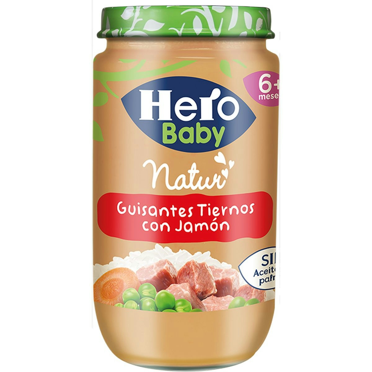 Potito Baby Tarro Jamón/Guisantes HERO 235 gr