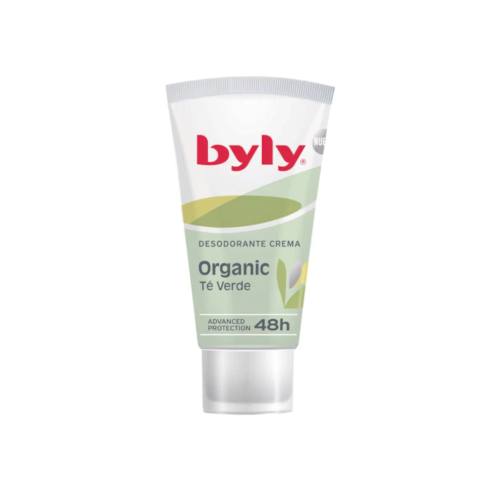Desodorante En Crema Organic Té Verde Byly 50Ml