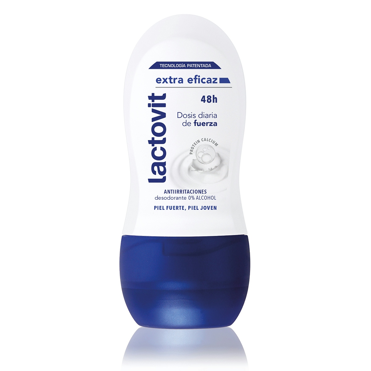Lactovit - Desodorante Roll On Extra Eficaz Protección Inteligente, Anti-Irritaciones y 48H de Eficacia - 50 ml