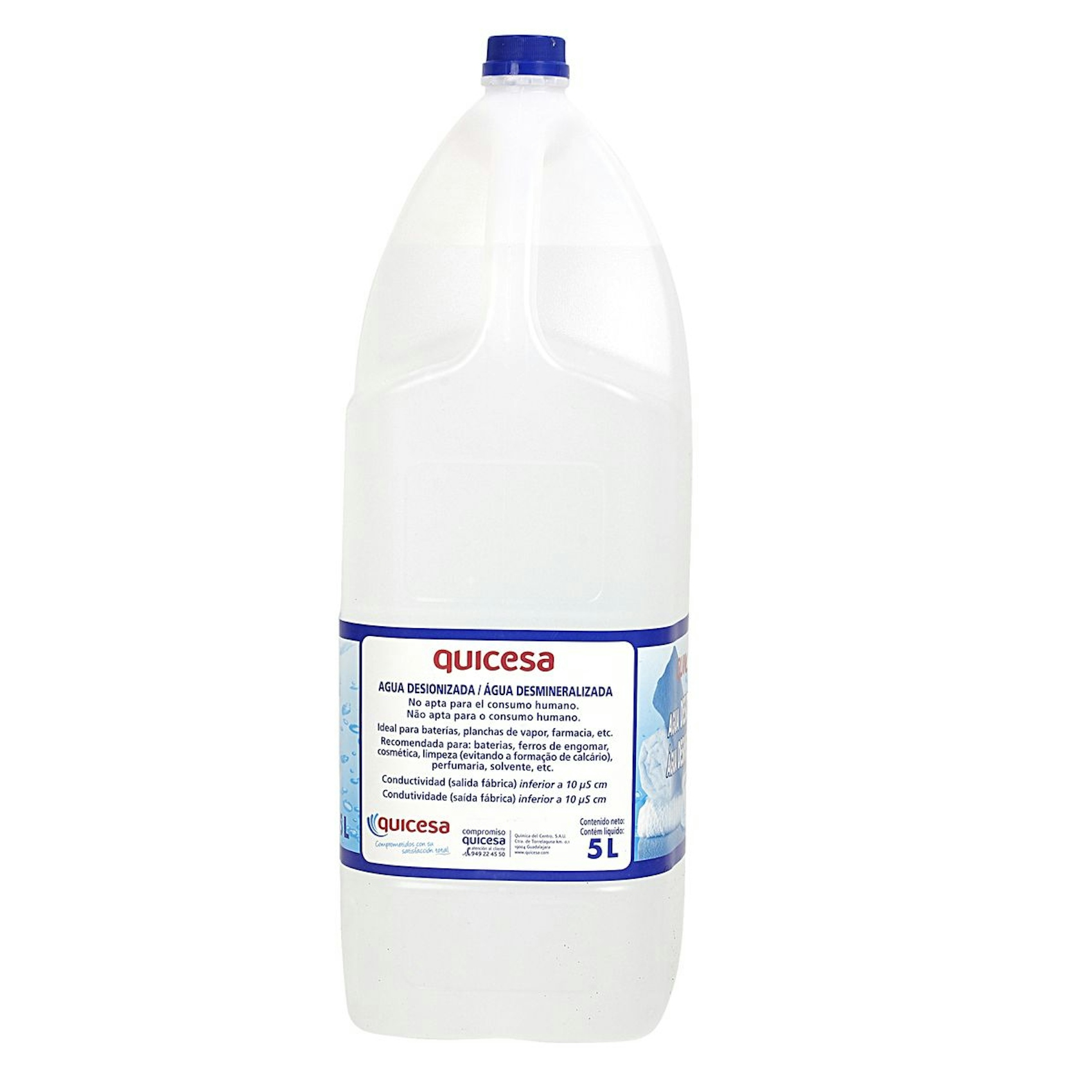 Agua Destilada Quicesa 5 Lt