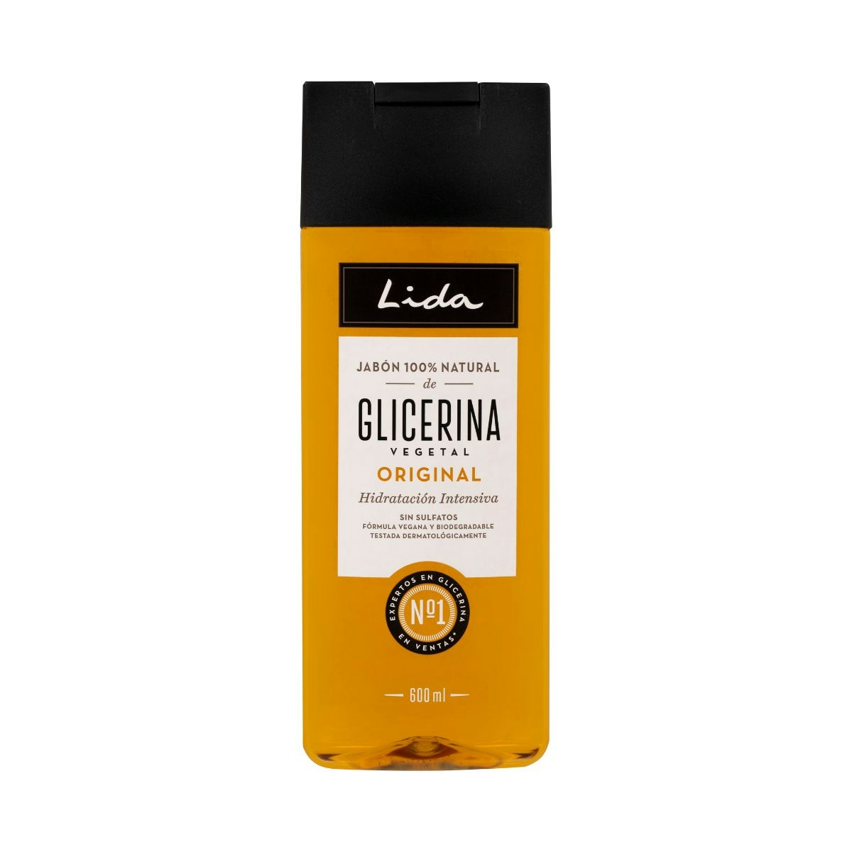 Jabón de cuerpo con Glicerina natural de LIDA 600 ml