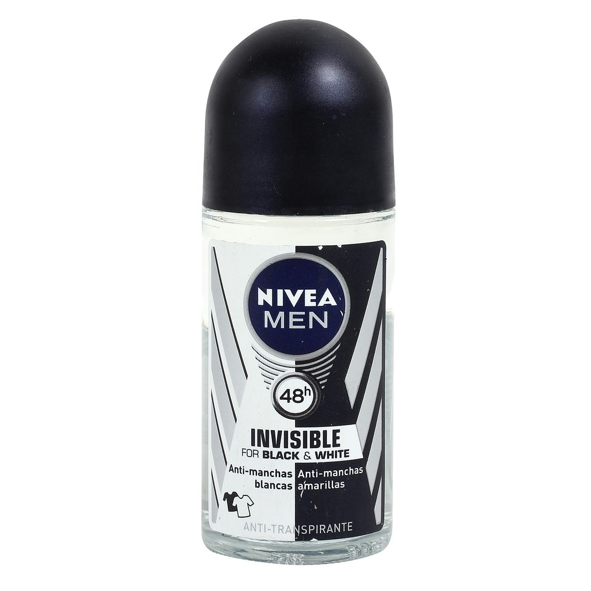 Men desodorante invisible NIVEA for black & white roll on 50 ml