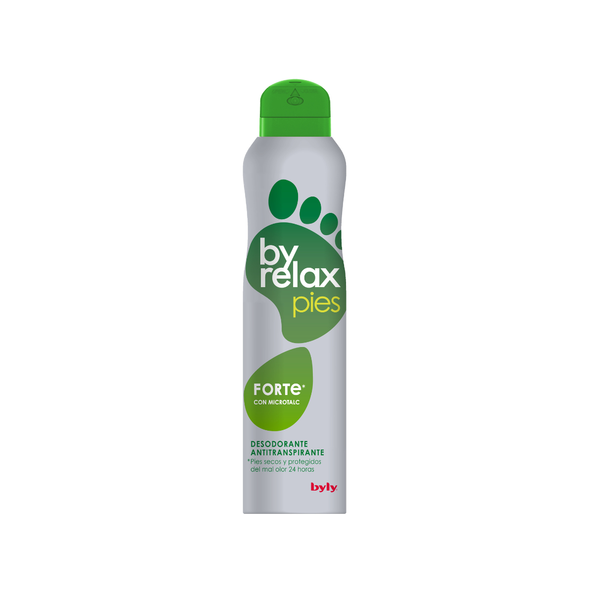 Desodorante antitranspirante BYRELAX pies secos y protegidos spray 200 ml