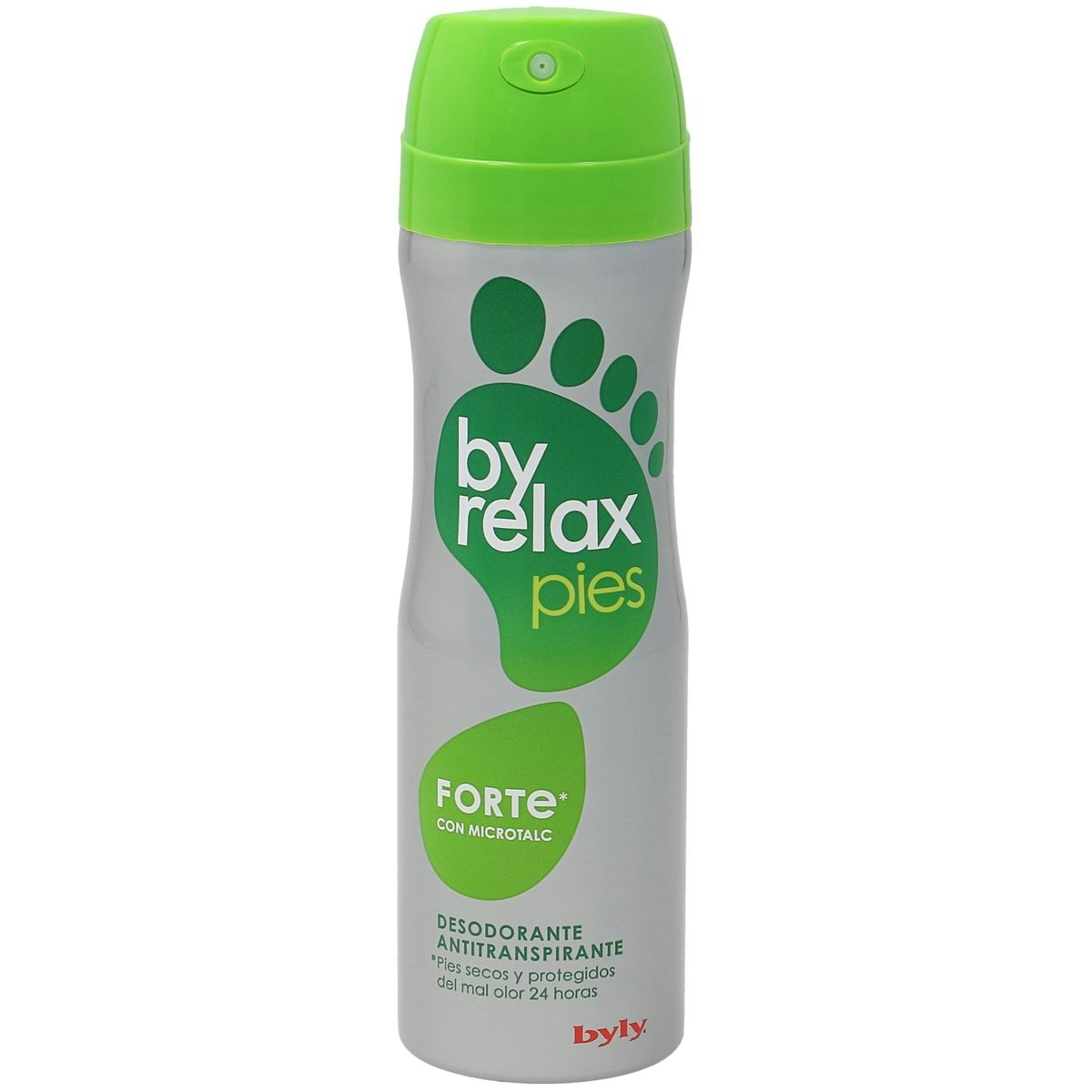 Desodorante antitranspirante BYRELAX pies secos y protegidos spray 200 ml