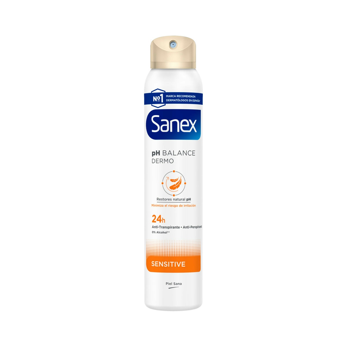 Desodorante spray Sanex pH Balance Dermo Sensitive 48h antitranspirante, piel sensible 50ml