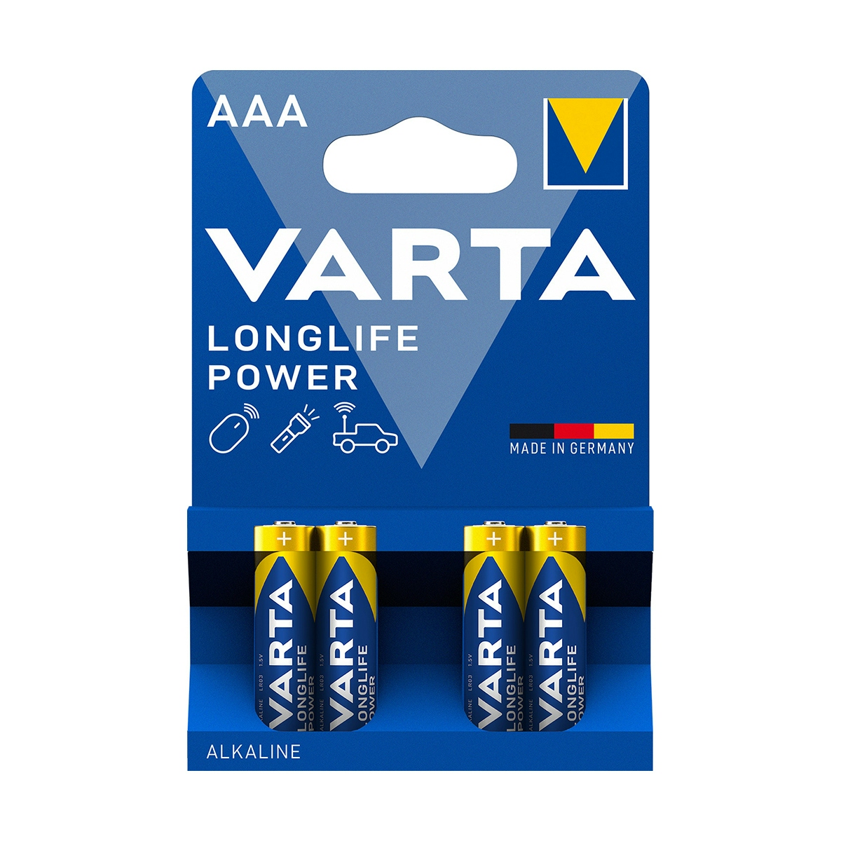 Pilhas Longlife Power AAA Varta 4 unid. Pilhas Longlife Power AAA Varta 4 unid. 0