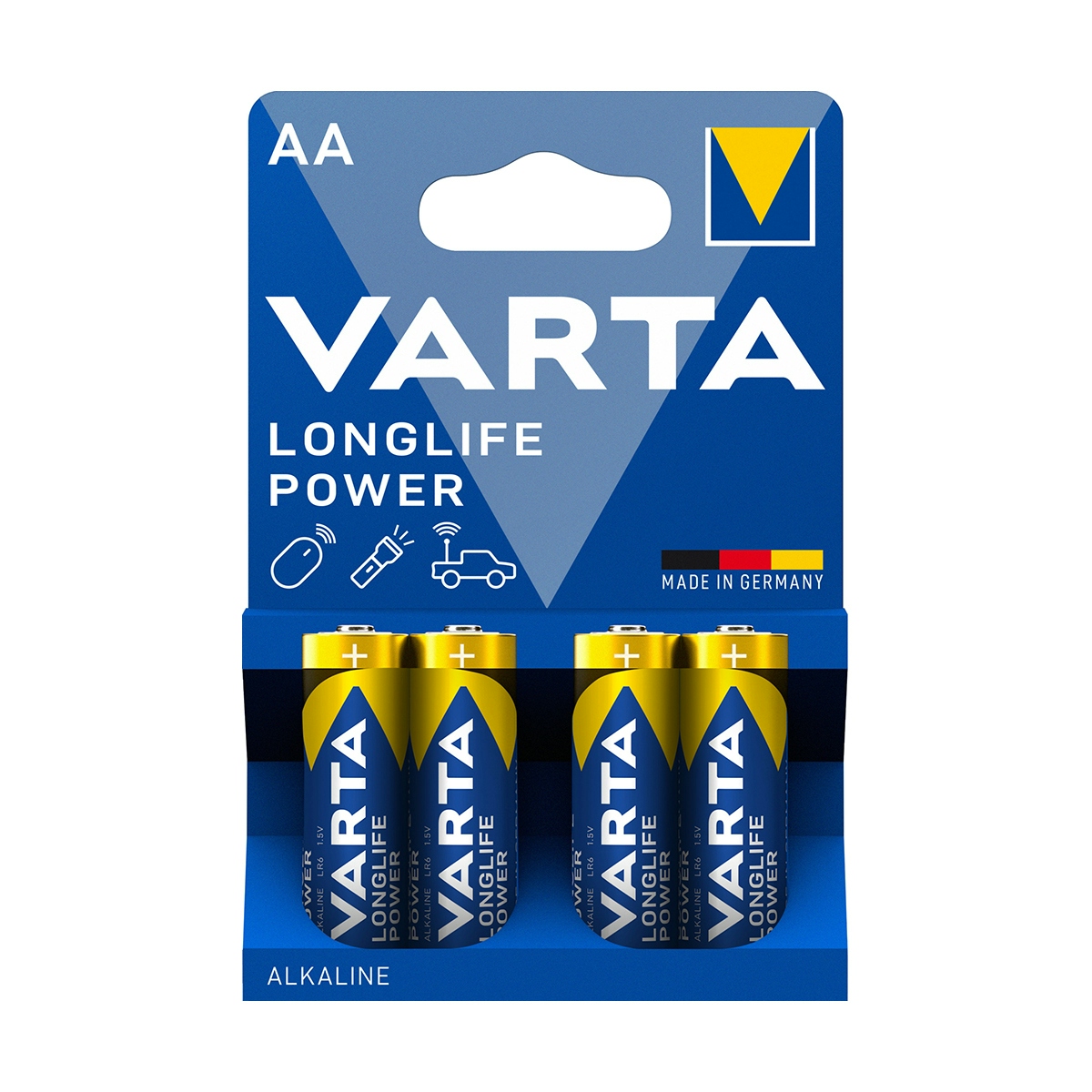 Pilhas Longlife Power AA Varta 4 unid. Pilhas Longlife Power AA Varta 4 unid. 0