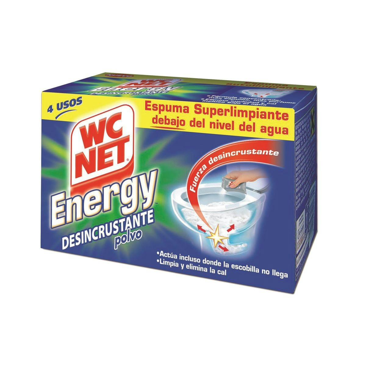 Limpiador En Polvo WC Net Desincrustante Caja 4 Uds Limpiador En Polvo WC Net Desincrustante Caja 4 Uds 0