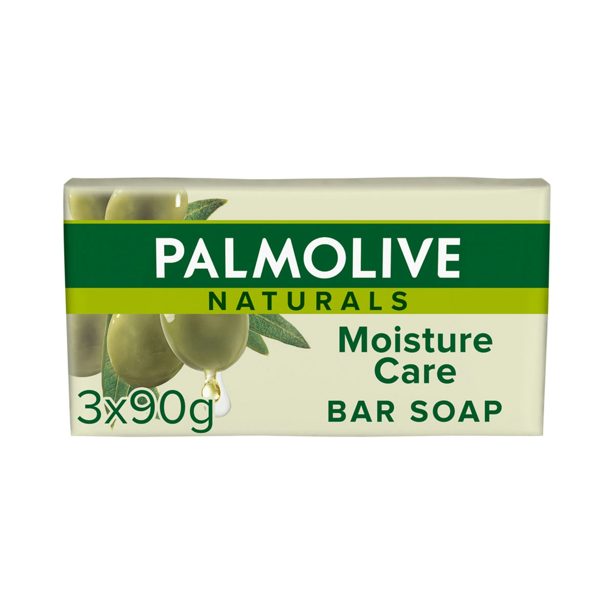 Jabón en pastilla Palmolive Moisture Care Olive con extractos de oliva 3x90g