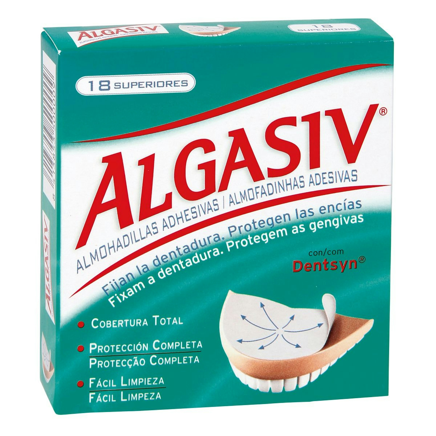 Almohadillas dental ALGASIV superior caja 18 uds