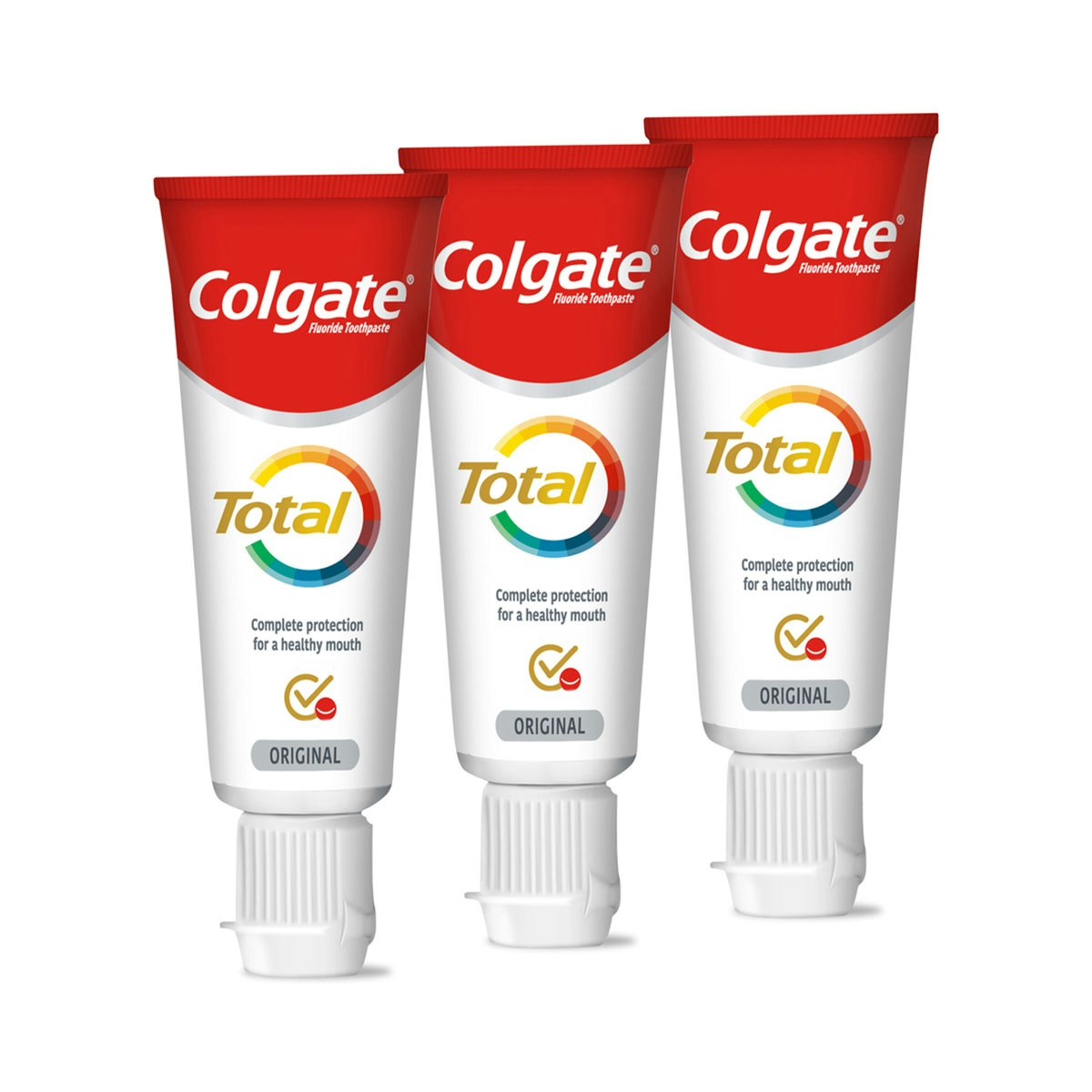 Pasta de dientes Colgate Total Original 24h de protección completa, kit de viaje 3x20ml