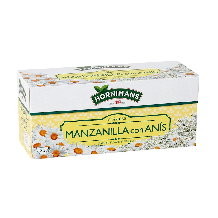 Infusión Manzanilla Con Anís Hornimans 25 Uds