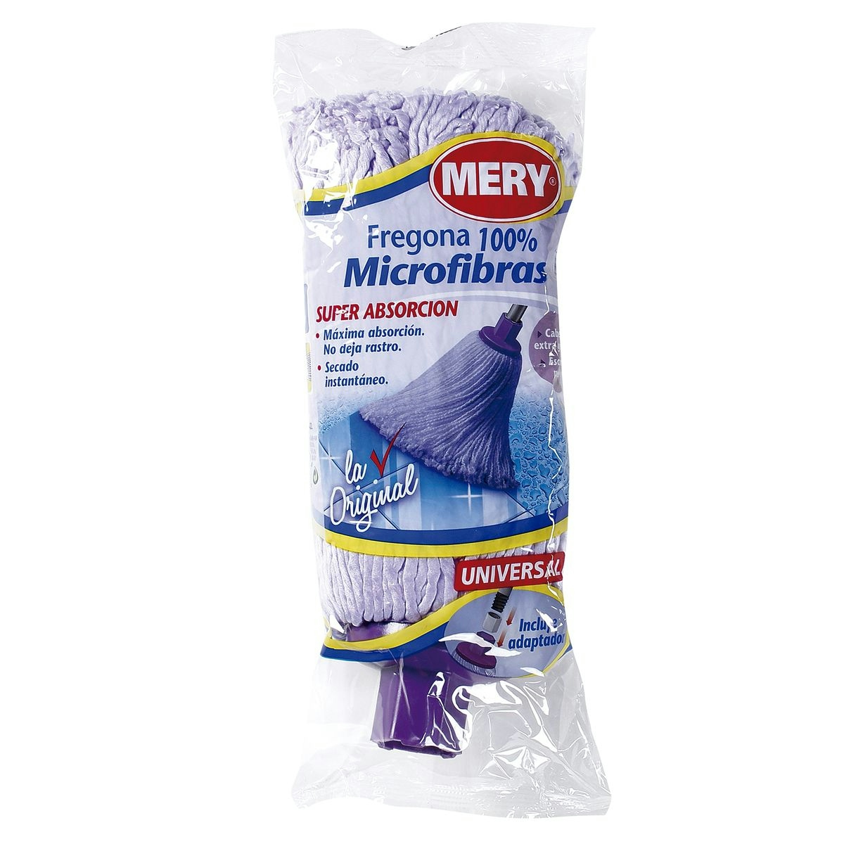 Fregona microfibras MERY 100% paquete 1 ud
