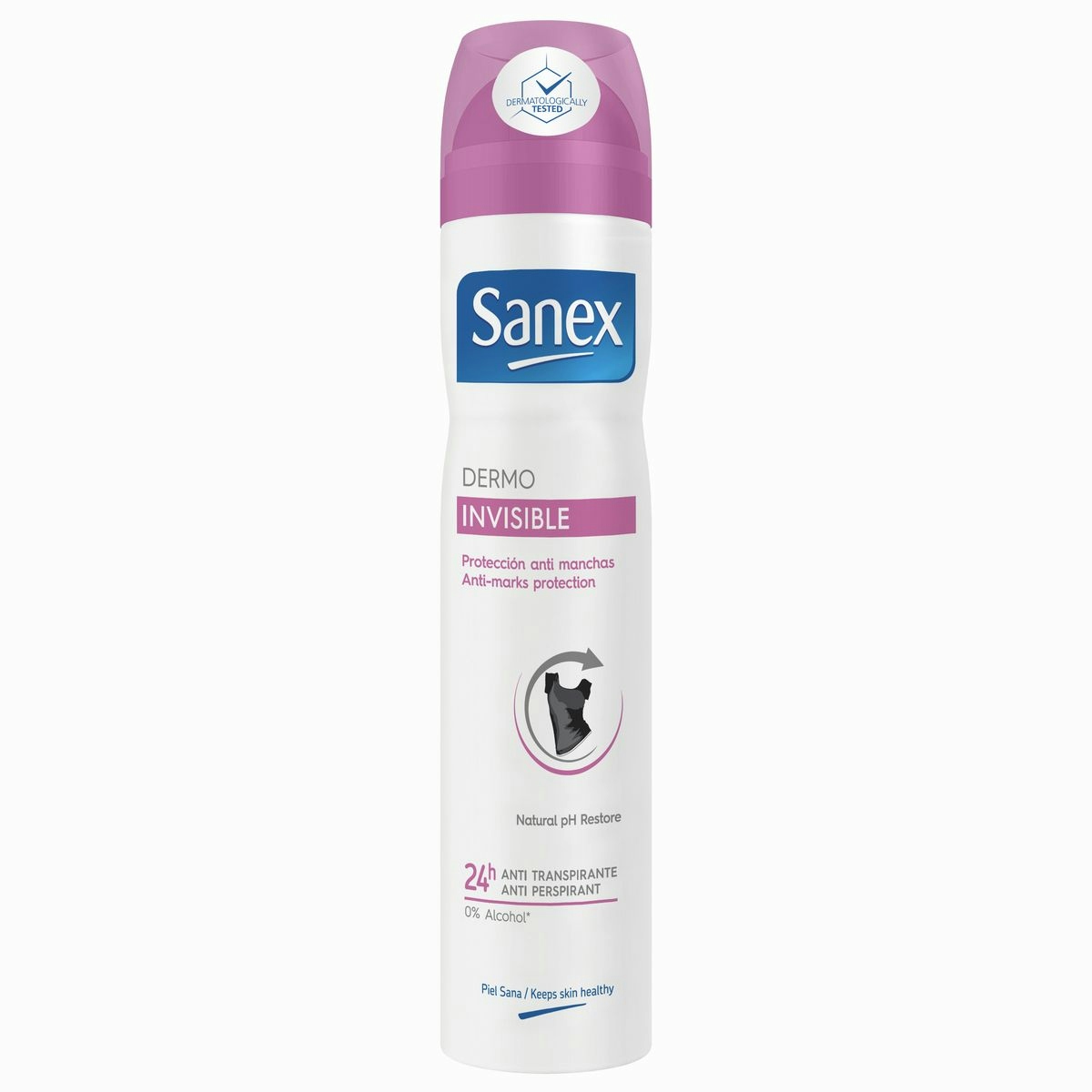 Desodorante dermo SANEX invisible spray 200 ml