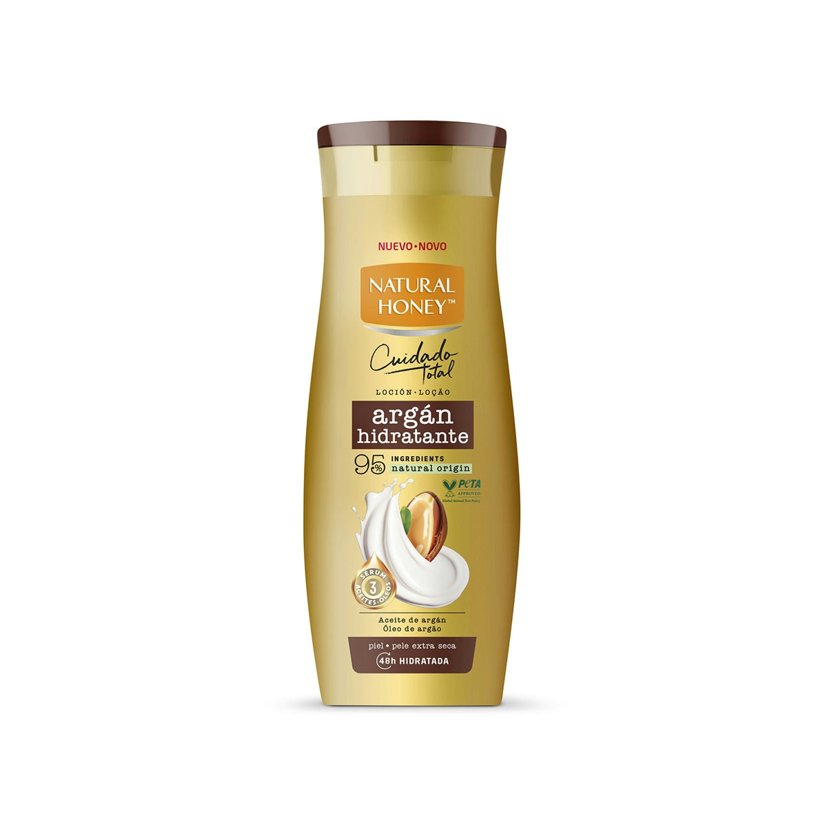 Loção Corporal Argão Natural Honey 330Ml Loção Corporal Argão Natural Honey 330Ml 0