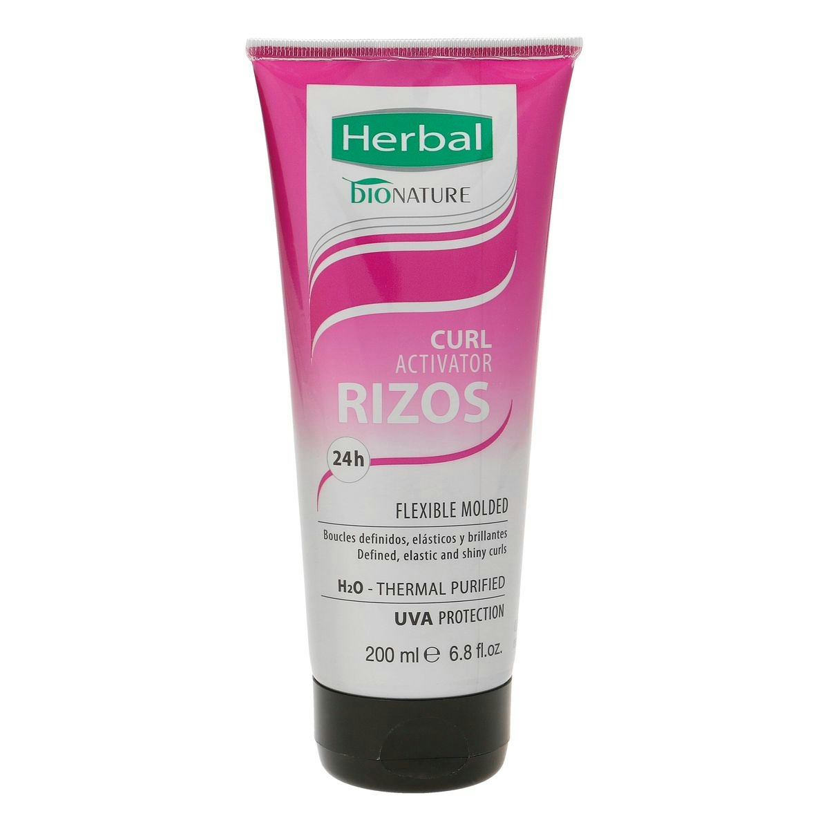 Gel fijación cabello rizo HERBAL Bio natural tubo 200 ml