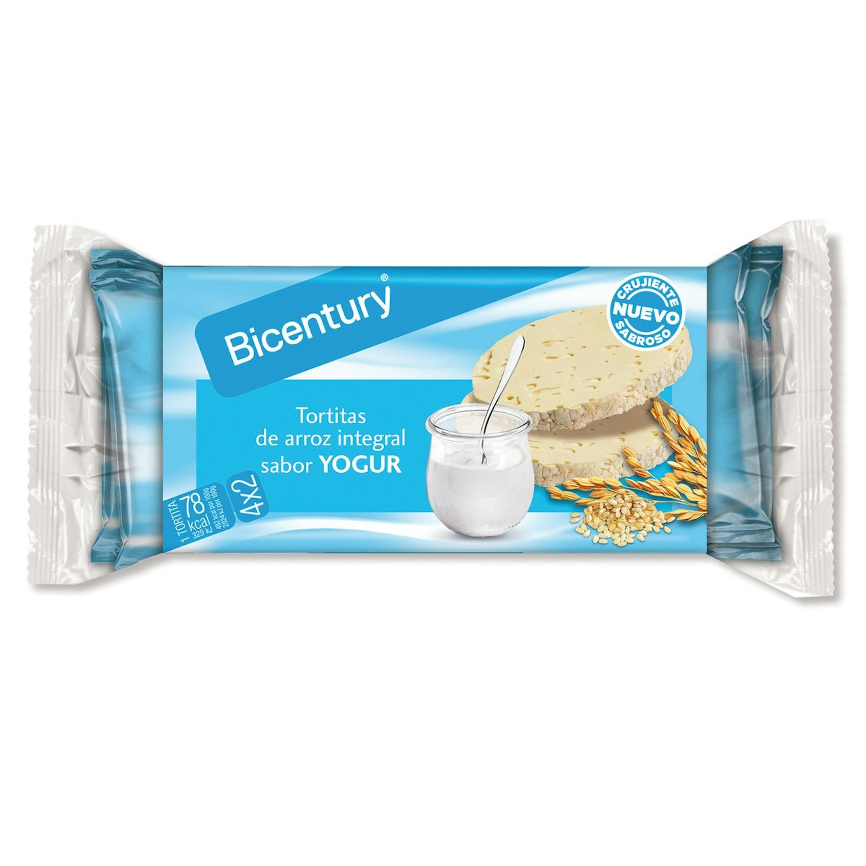 Tortitas Arroz Con Yogur Bicentury 130 Gr 0