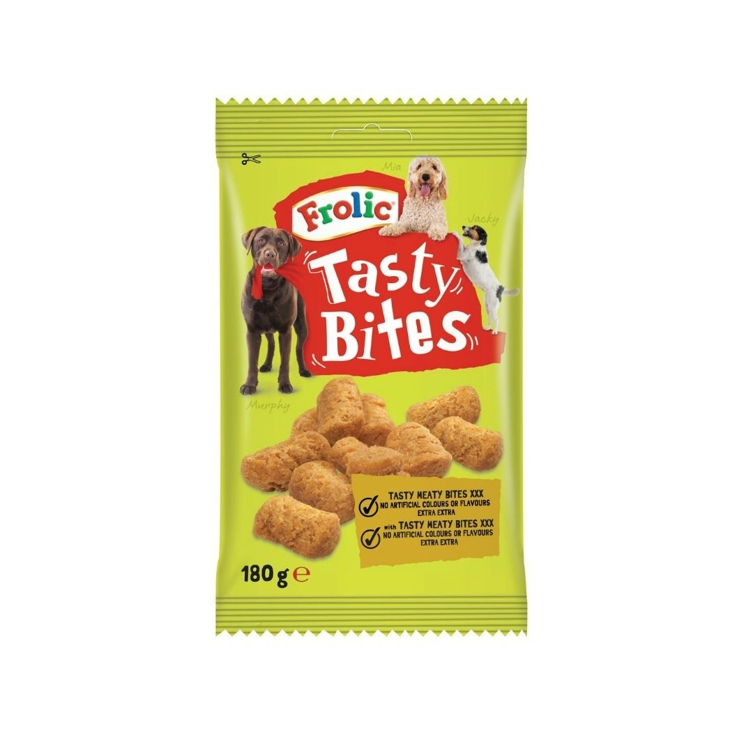 Alimento para perros snack tasty bites FROLIC 180 gr