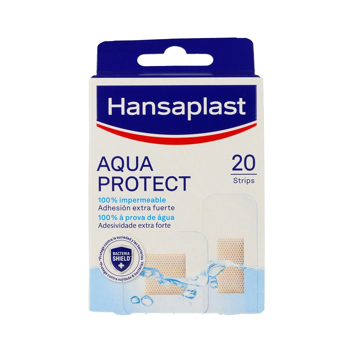 Apósitos waterproof HANSAPLAST resistente al agua caja 20 uds