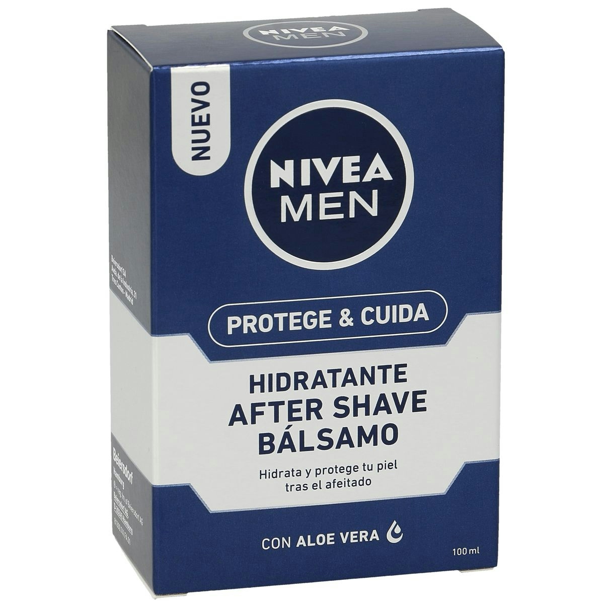 Bálsamo after shave NIVEA hidratante protege & cuida frasco 100 ml