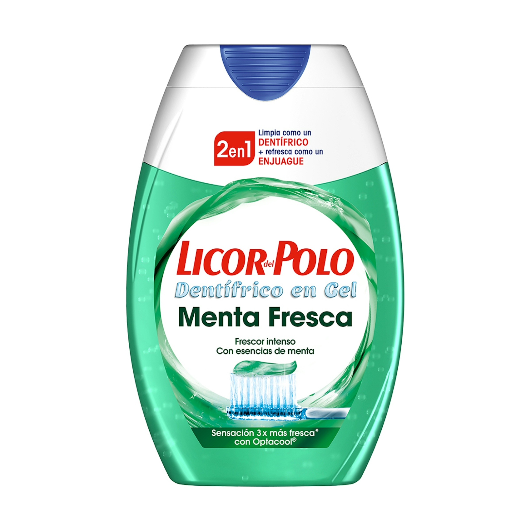 Dentífrico 2en1 Menta Fresca 75 ml de LICOR DEL POLO