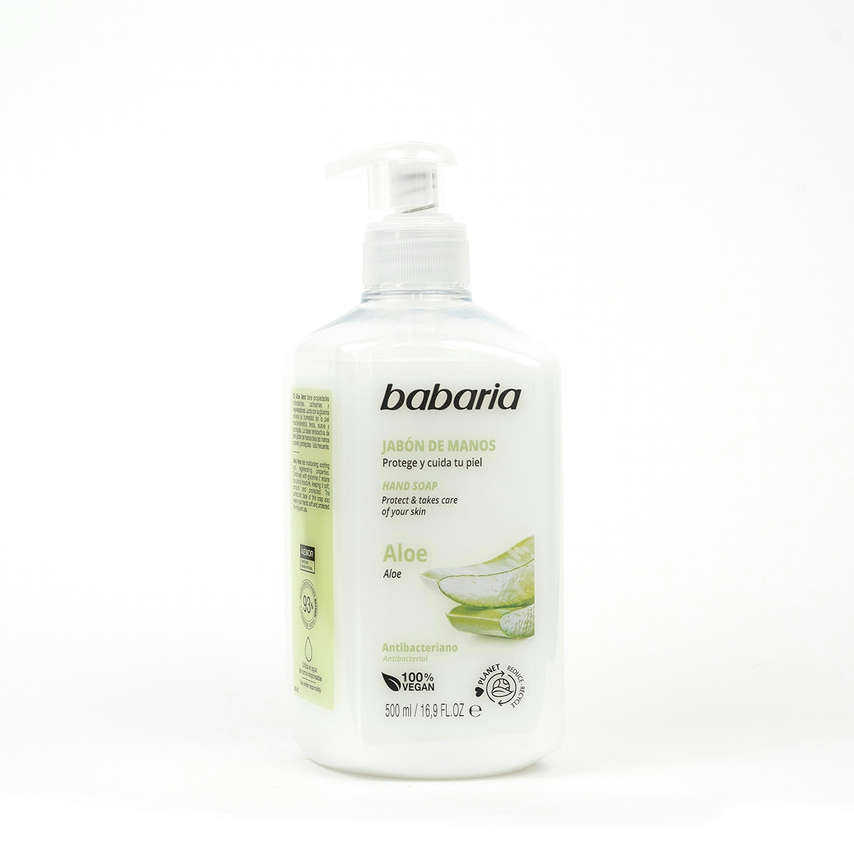 Jabón de manos Nutritivo Aloe Babaria 500 ml