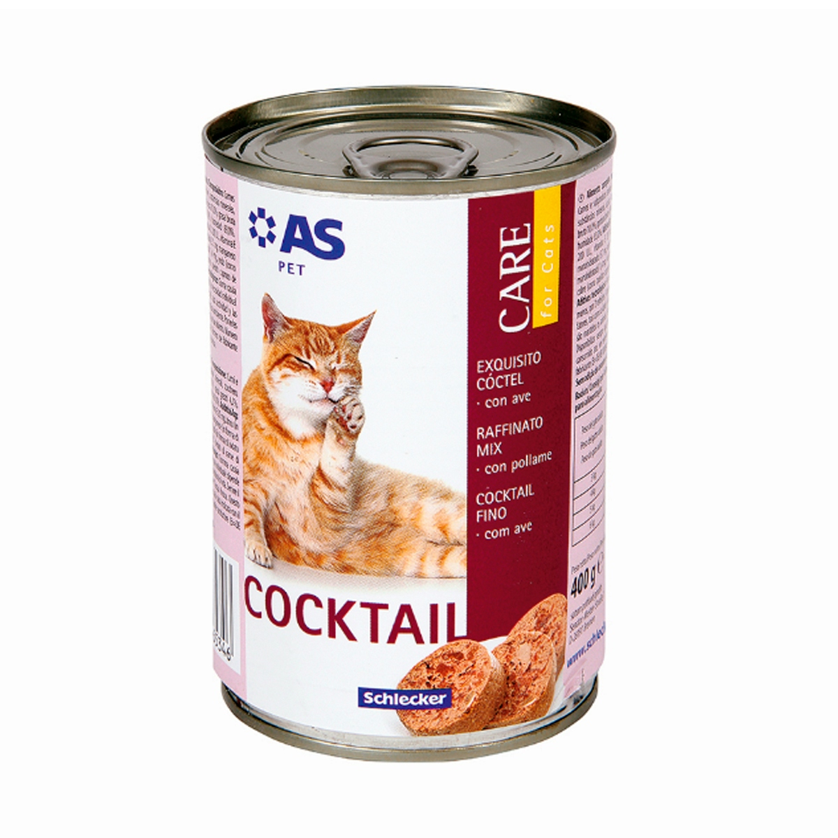 Alimento gato cocktail pollo AS 400 g