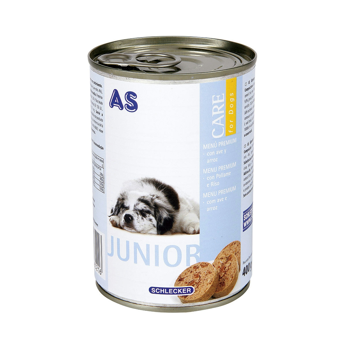 Alimento para perro junior pollo/arroz AS 400 g