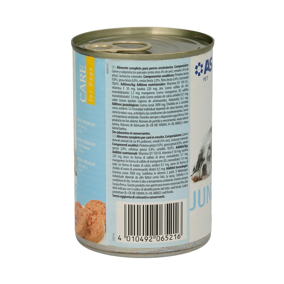 Alimento para perro junior pollo/arroz AS 400 g