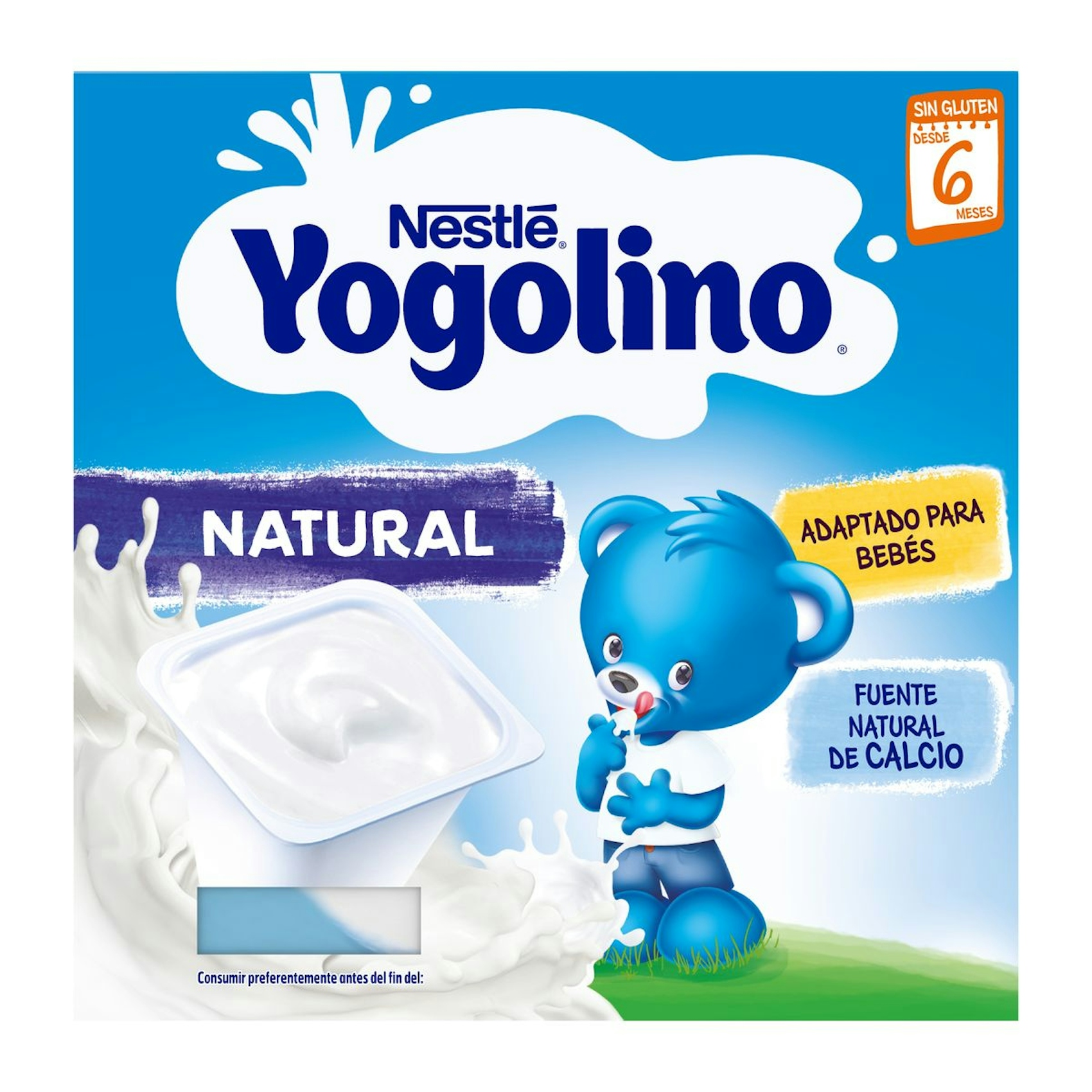 Yogolino natural NESTLE pack 4x100 gr