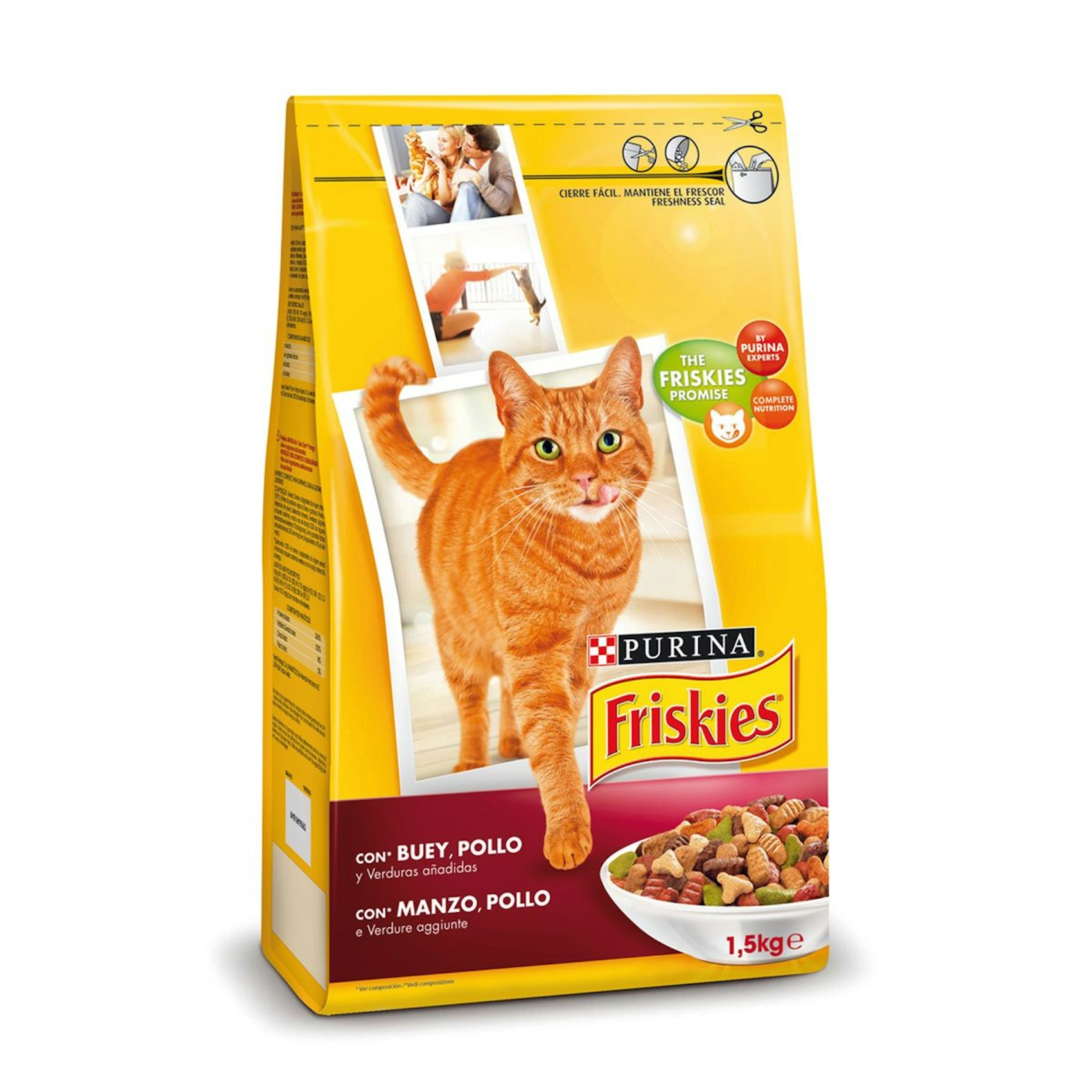 Alimento gato buey FRISKIES 1.5 kg
