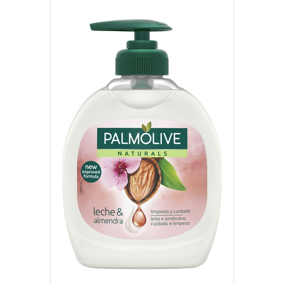 Jabón de manos Palmolive Naturals, Leche y Almendra con hidratante 300ml