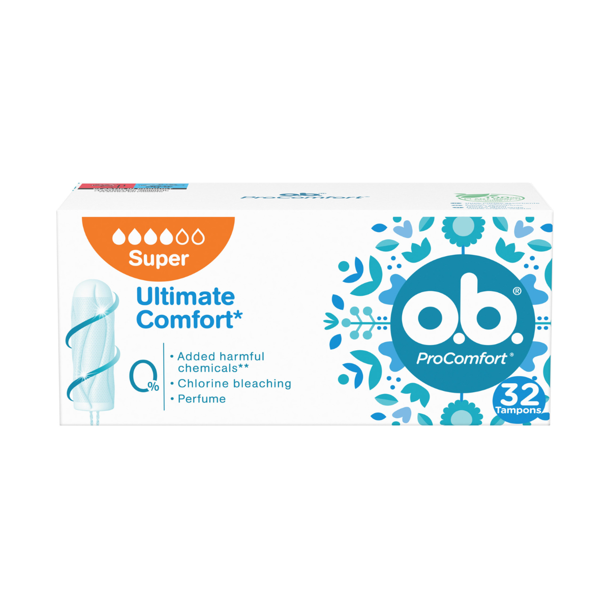 Tampones Ultimate Comfort Super O.B. 32 Uds Tampones Ultimate Comfort Super O.B. 32 Uds 0