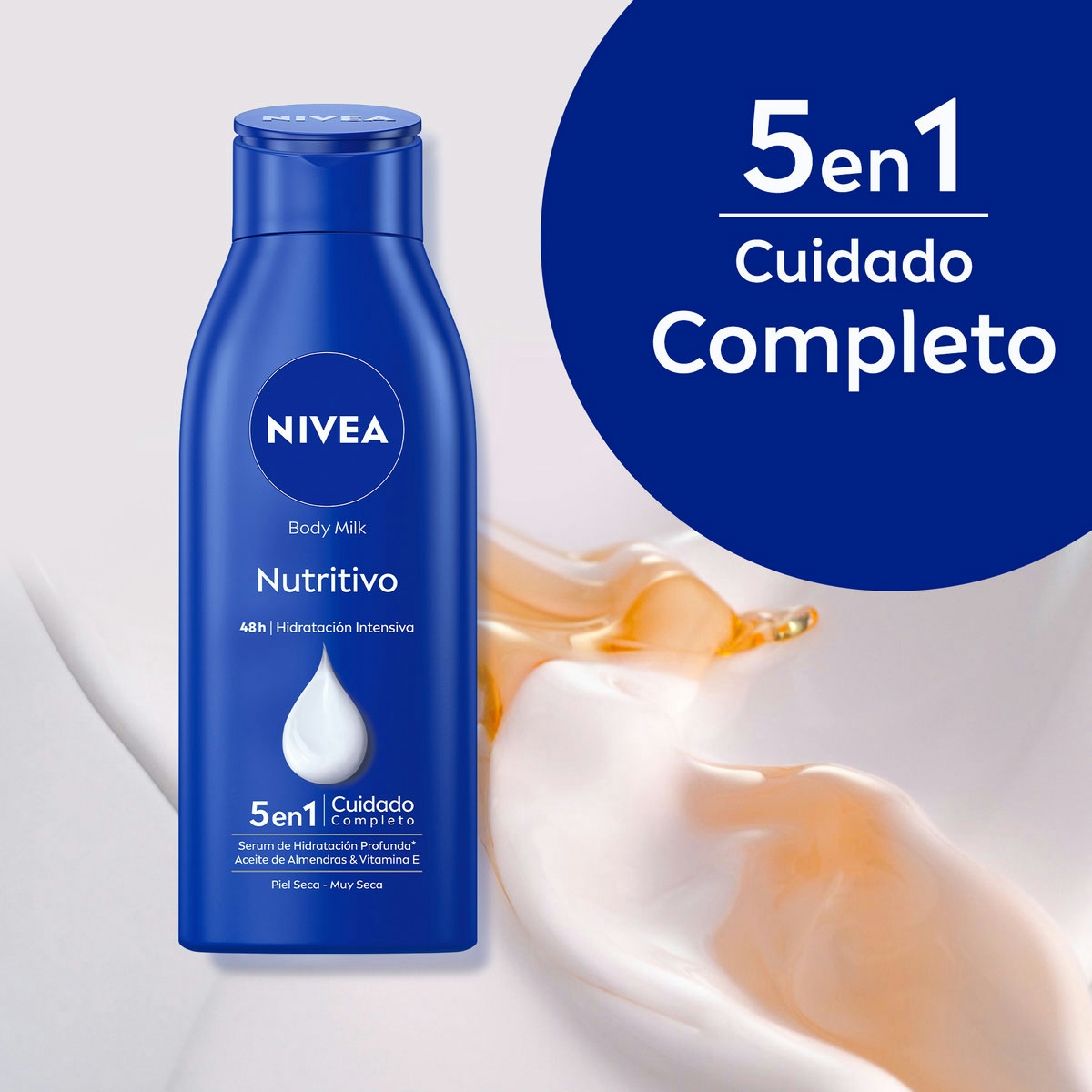 Body milk NIVEA nutritivo cuidado intensivo piel seca/muy seca bote 400 ml
