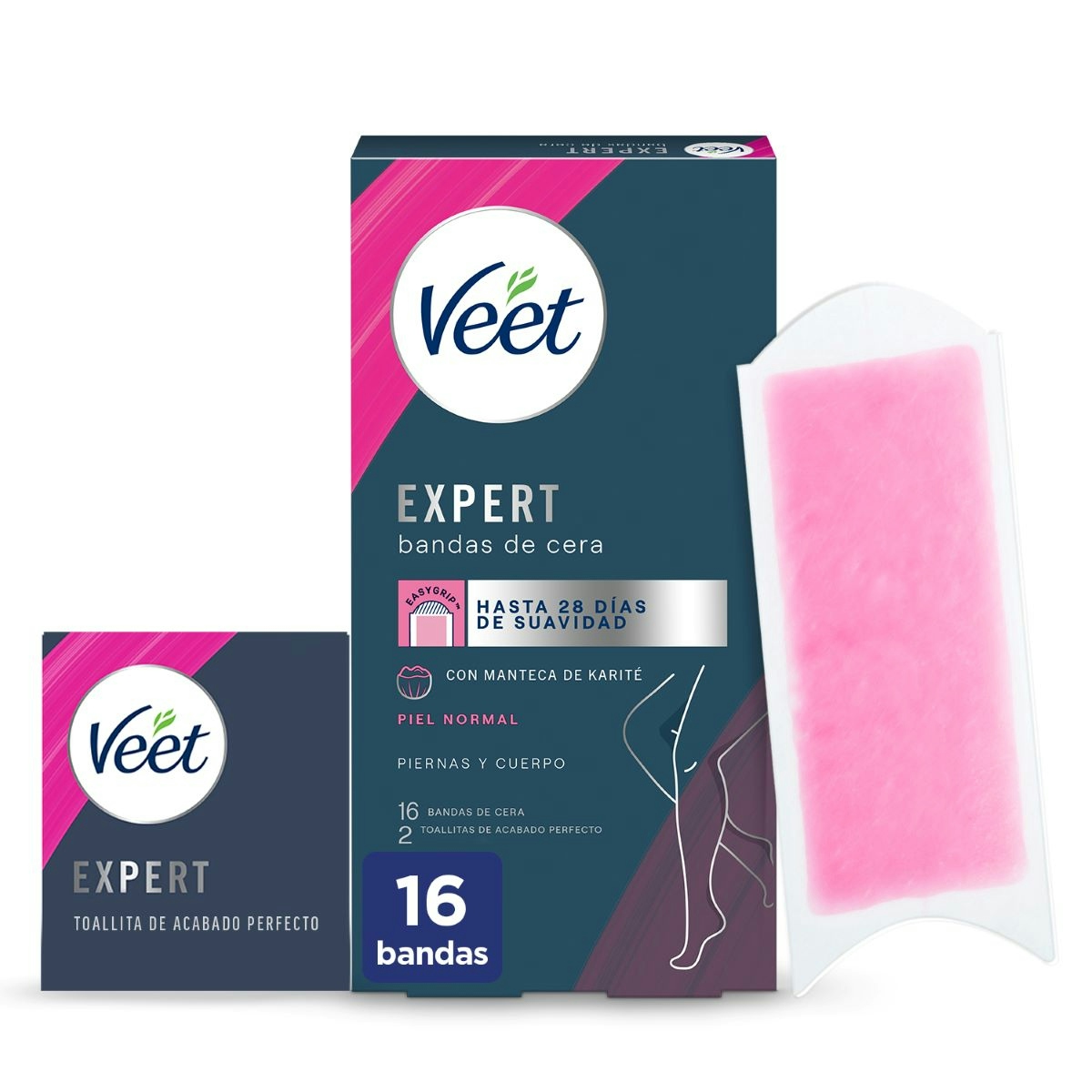 Bandas De Cera Expert Piernas Y Cuerpo Piel Normal Veet 16 Uds Bandas De Cera Expert Piernas Y Cuerpo Piel Normal Veet 16 Uds 0