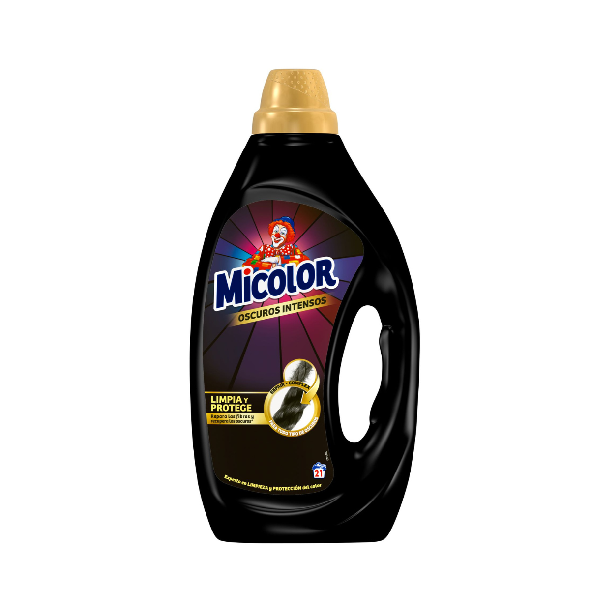 Detergente máquina MICOLOR colores oscuros 21 lv