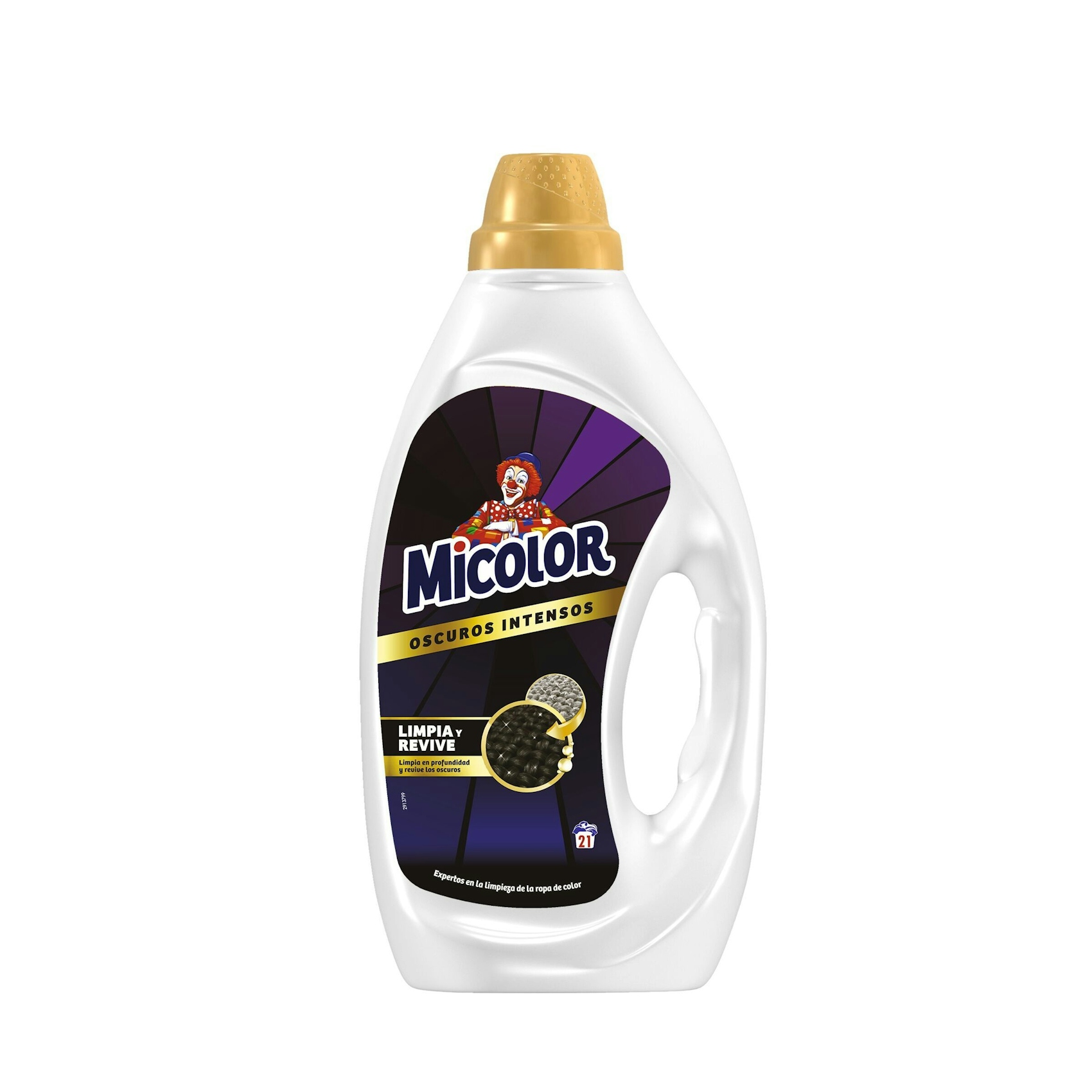 Detergente máquina MICOLOR colores oscuros 21 lv