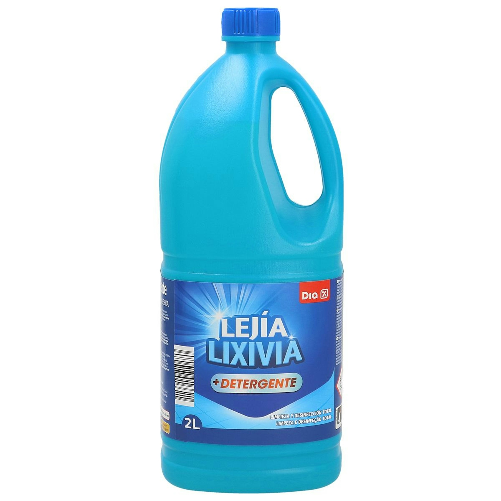 Lejía con detergente DIA botella 2 lt 0