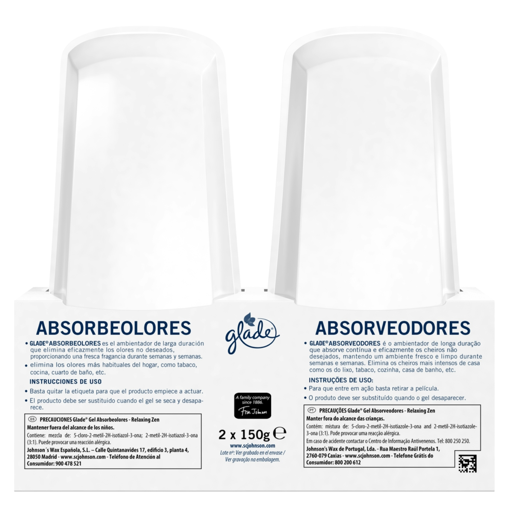 Ambientadores Relax Zen GLADE 2 uds