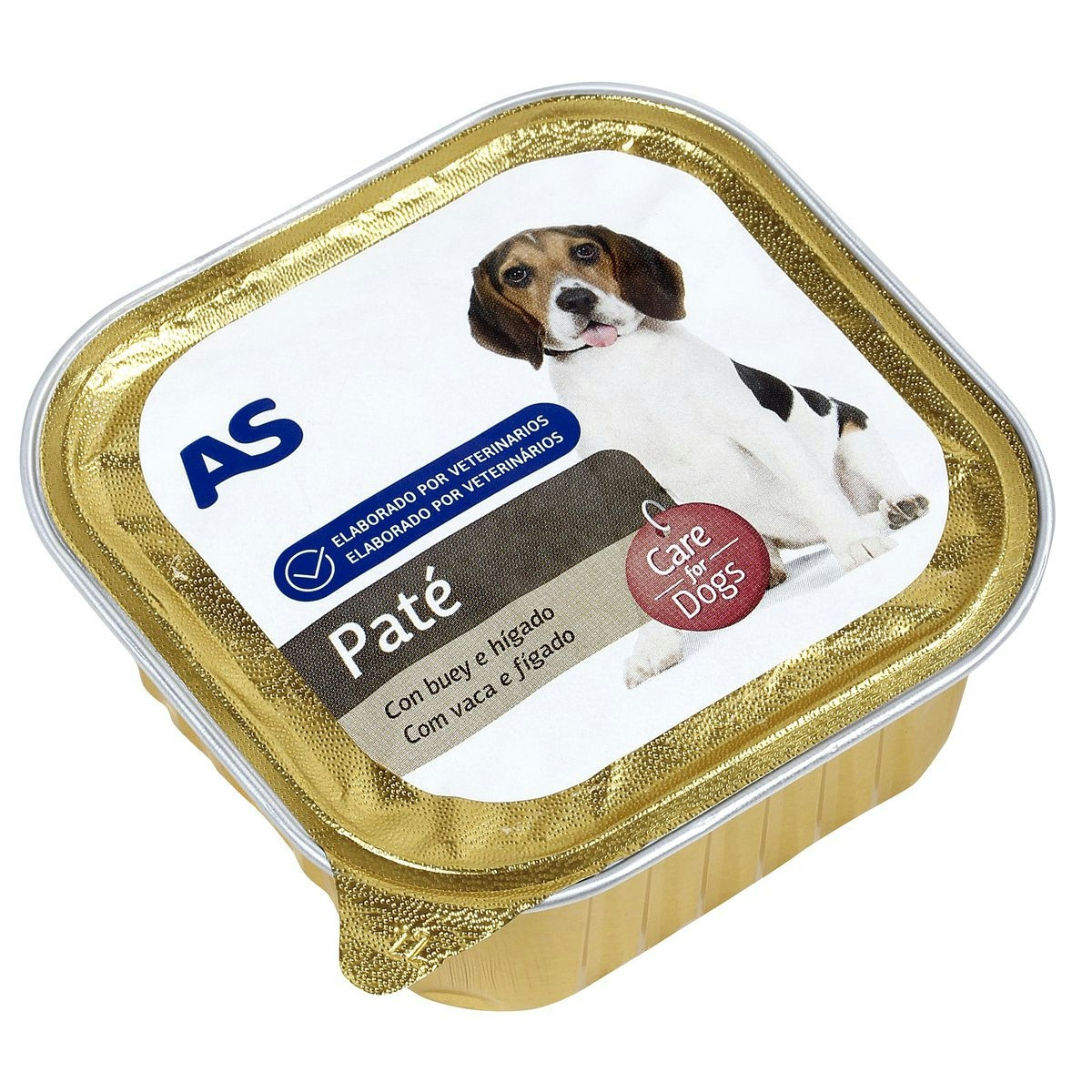 Paté para perros buey/higado AS 150 gr