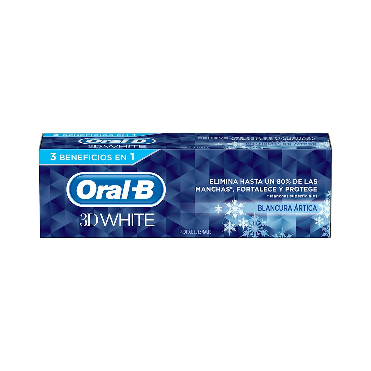 Dentifrico 3d white base radiante ORAL B 75 ml