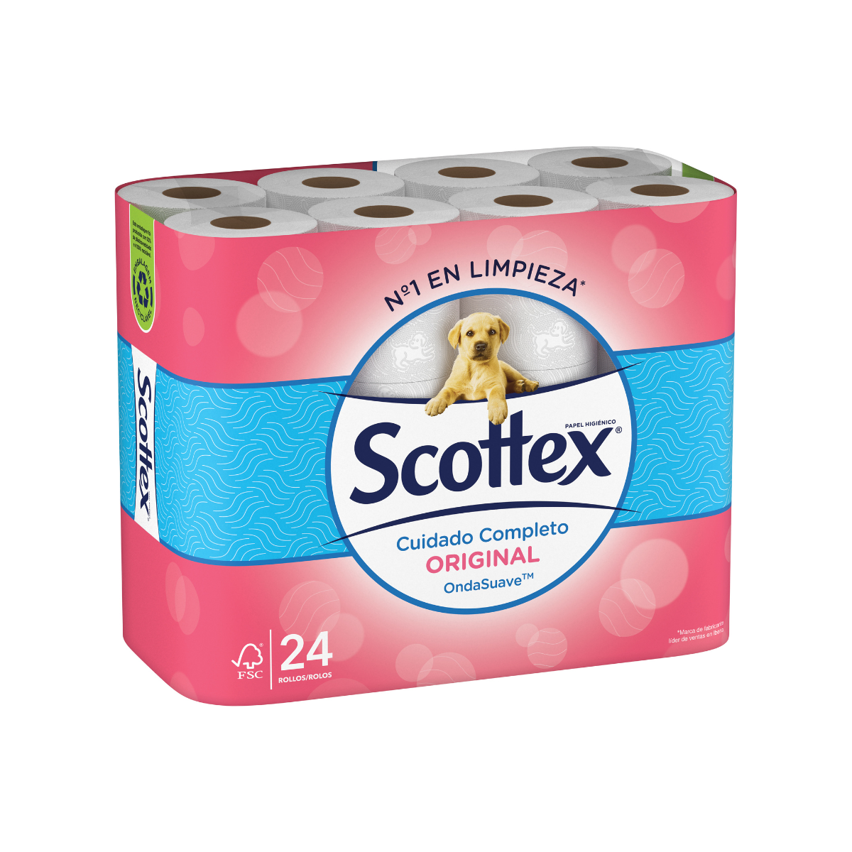 Papel Higienico Original SCOTTEX 24 uds
