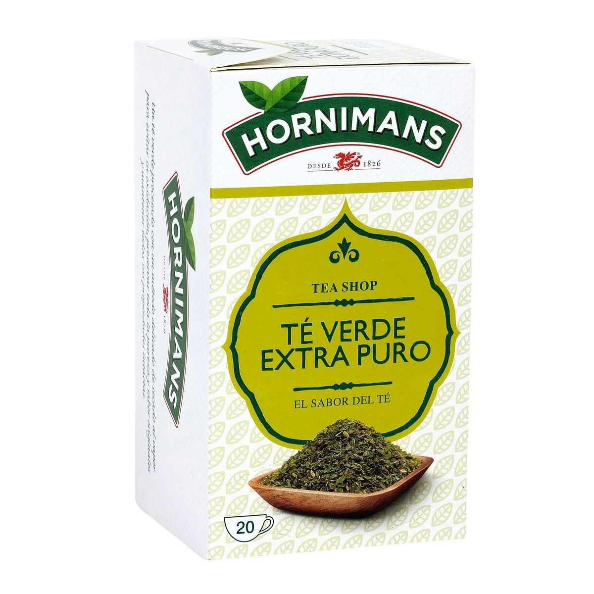 Té Verde Extra Puro Hornimans 20 Uds Té Verde Extra Puro Hornimans 20 Uds 0