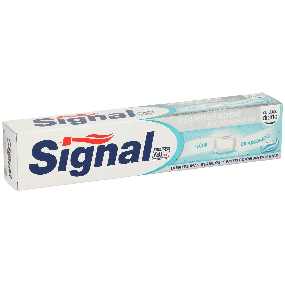 Pasta dentífrica SIGNAL blanqueadora bicarbonato tubo 75 ml