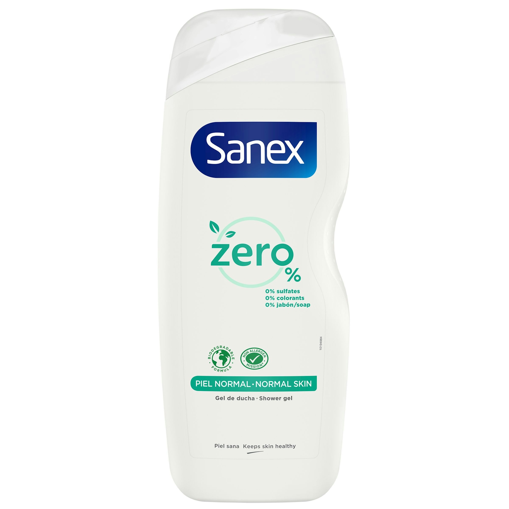 Gel de ducha o baño Sanex  Zero% hidratante con ingredientes esenciales 600ml